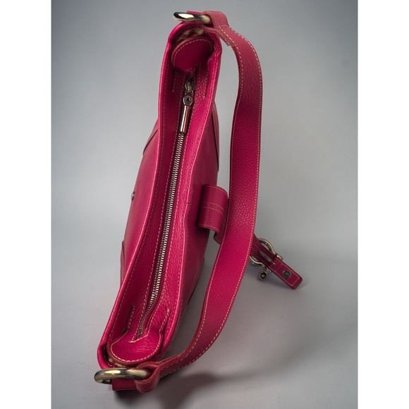Authentic Burberry Eden Bag Pink fuchsia Shoulder Handbag Medium Leather - Picture 13 of 16